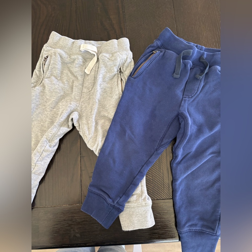 Crewcuts Kids Sweatpants Set - Gray and Blue